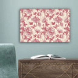 Pioenrozen - Modern -  Rood canvas 2cm klein 34 -sfeer4