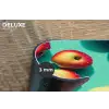 Appels - Water - Turquoise Placemat vinyl groot 368 -closeup