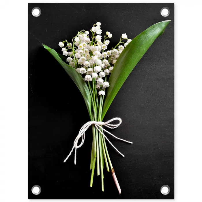 Lelietjes van dalen - Bloemen - Stilleven - Flora tuinposter los doek klein -3d