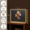 Bloem - Orchidee - Oranje Light Box met batterij (Wandlamp) middel -USP_websiteoverzichtNL