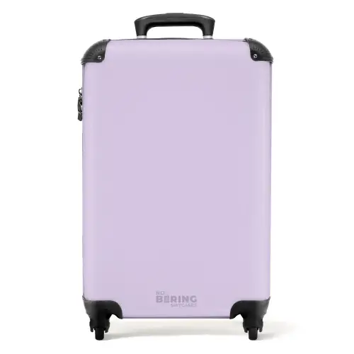 Pastel - lavendel NBS - Handbagage koffer - Kinderen Unisex middel -productfoto_recht