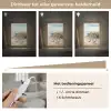 Strand - Zee - Fiets - Vintage - Bloemen Light Box met kabel (Tafellamp) klein -USP_dimbaarNL