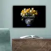 Quotes - Bloem - Tulp - Geel canvas 2cm klein -sfeer4
