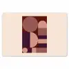 Geometrisch - Cirkels - Rood Placemat vinyl groot -zzsfeer1_Kitchenyeah-website
