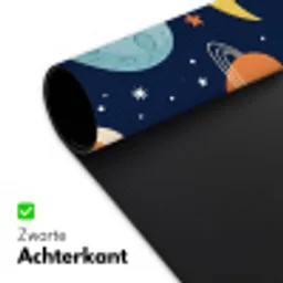 Ruimte - Planeten - Kleurrijk Muismat XXL klein -sfeer2