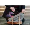 Kubus - Kleurrijk - Raster laptophoes neopreen klein -tas