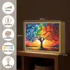 Boom - Kunst - Natuur - Zonsondergang Light Box met batterij (Wandlamp) middel -USP_websiteoverzichtNL