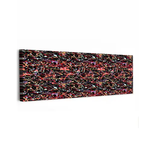 Spat - Abstract - Waterverf - Zacht canvas 2cm klein 828 -z3d