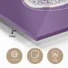 Passievrucht - Zaadjes - Paars - Minimalistisch plexiglas 5mm klein -sfeer2
