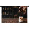 Espresso - Melk - Café Wandkleed katoen klein -zz3d