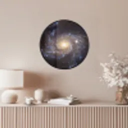 Kosmos - Sterrenstelsel - Donker Fotolijst rond zonder passe partout klein -sfeer3
