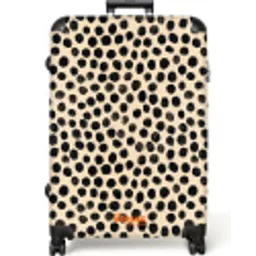 Stippen - Patroon - Zwart NBS - Large koffer - Volwassenen Unisex groot -zzzzzzzzkaufland2
