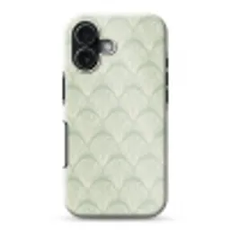 Waaiers - Patroon - Groen Toughcase MagSafe Apple iPhone 17 klein 1017 -3d