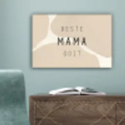 Quotes - Beste mama ooit - Mama - Spreuken canvas 2cm klein -sfeer4