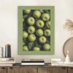 Appels - Groen - bladeren PET vilt klein -sfeer1