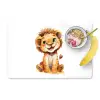Leeuw - Baby dier Placemat vinyl groot -zzzproduct_Kitchenyeah-website
