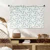 Patronen - Abstract - Groen - Geometrie Wandkleed katoen middel 269 -sfeer5