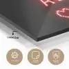 Gaming - Tekst - Get a life - Neon - Zwart plexiglas 5mm klein -sfeer2