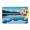 Landschap - Winter - Meer - Bergen - Uitzicht - IJs Placemat vinyl groot -zzzproduct_Kitchenyeah-website