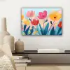 Illustratie - Bloemen - Kleurrijk canvas 2cm klein -sfeer6