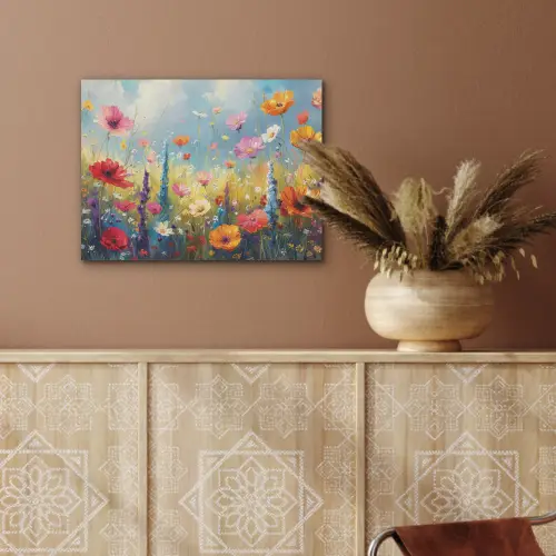 Bloemen - Natuur - Botanisch - Kunst PET vilt klein -sfeer4