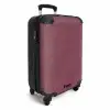 Lederen look donker roze NBS - Handbagage koffer - Volwassenen Unisex middel -productfoto_3d