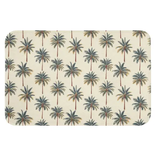 Palmbomen - Tropisch - Groen WCmat klein 1009 -3d