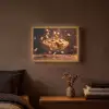 Appel - Taart - Warm - Eten Light Box met batterij (Wandlamp) middel -sfeer4