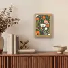 Bloemen - Illustratie - Groen Light Box met kabel (Tafellamp) klein -sfeer2