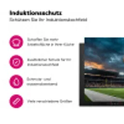 Football - Bal - Stadion - Sport Inductie beschermer vinyl 3mm klein -zzzzzzz-lf-ups