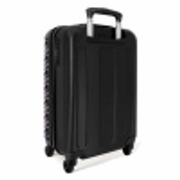 Donker pied-de-poule patroon met diagonale streepvulling NBS - Handbagage koffer - Vrouwen middel -achterkant