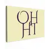 Oh hi - Geel - Monogram canvas 2cm klein -z3d