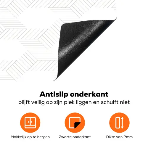 Grafisch - Patroon - Modern Inductie beschermer vinyl 3mm klein 276 -zzzzzzz-td-onderkant