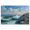 Zee - Golven - Rotsen - Meeuwen Placemat vinyl groot -zzsfeer1_Kitchenyeah-website