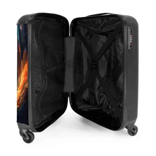 City superhero Koffer - NBS - Handbagage middel -binnenkant