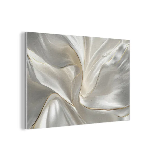 Akoestisch schilderij - Stof - Plooien - Goud