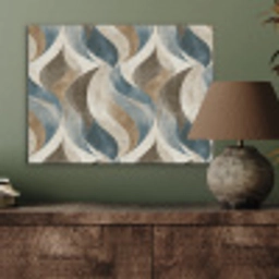 Abstract - Golven - Kleurrijk PET vilt klein 837 -sfeer2