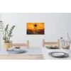 Zonnebloem - Mozaïek - Zonsondergang - Geel Muursticker klein -eettafel