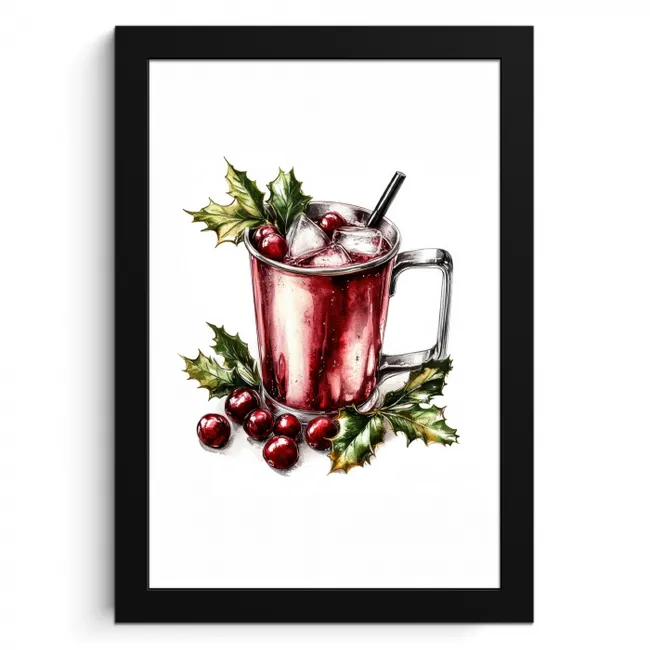 Drank - Winter - Cocktail - Rood KitchenYeah - Keuken - Fotolijst klein -3d