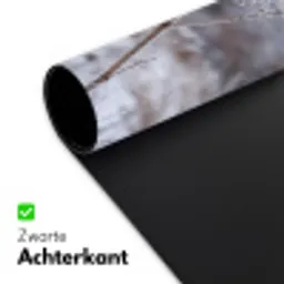 Schermbloem - Rijp - Kristallen - Winter - Delicaat Muismat XXL klein -sfeer2