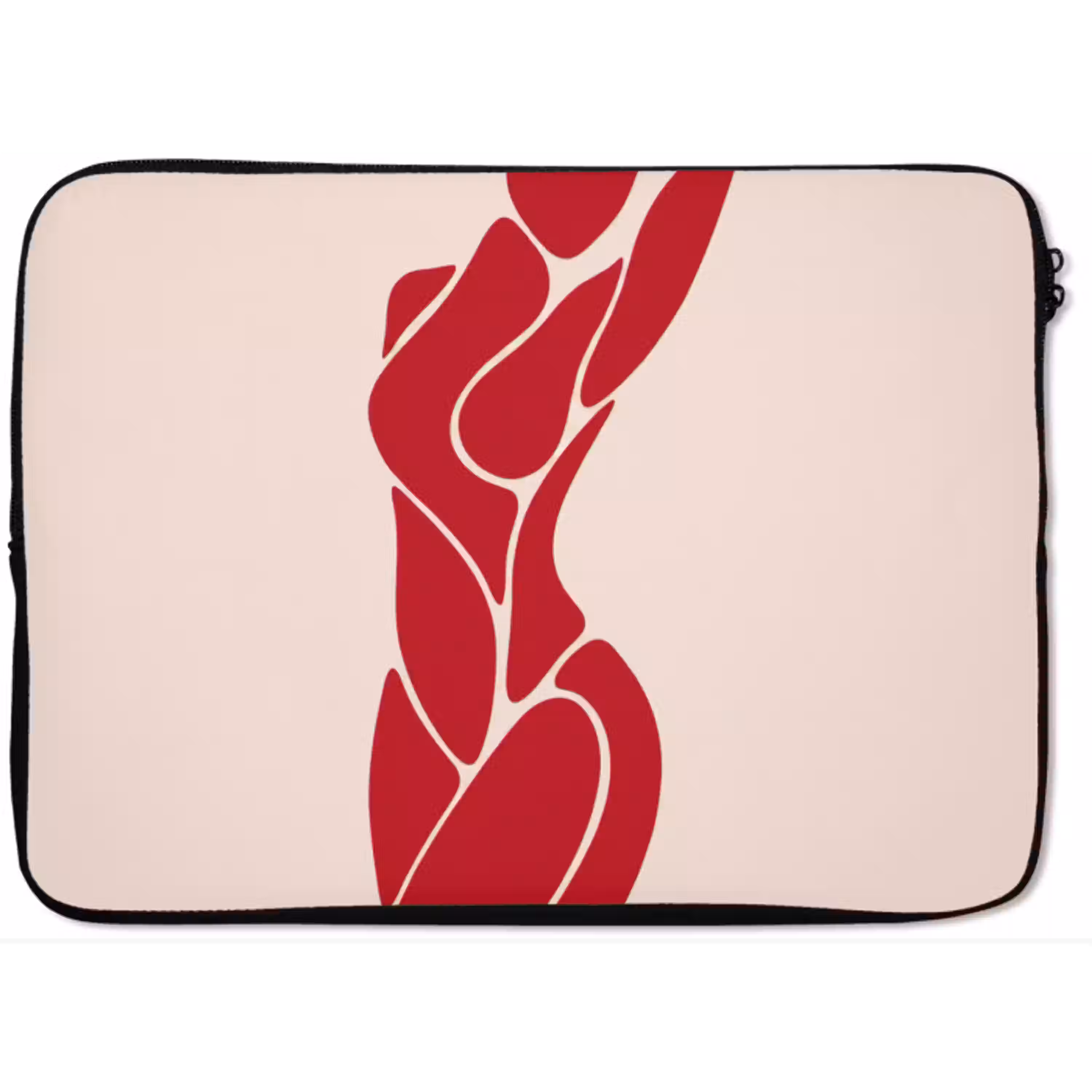 Vrouw - Figuur - Abstract - Modern - Rood laptophoes neopreen klein -zkaufland3dotto