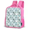 Oceaan - Walvis - Zeehond - Krab Kinderrugzak - Roze middel 863 -schuin
