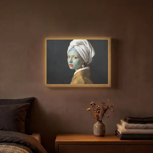Iconisch - Modern - Kleurrijk Light Box met batterij (Wandlamp) middel -sfeer4