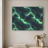 Groen - Bliksem - Storm Textielframe - compleet frame klein 947 -sfeer2