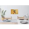 Ijsvogel - Pilaar - Koksmuts - Vogel Muursticker klein -eettafel