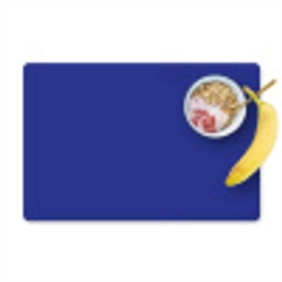 Blauw - Effen kleur - Donkerblauw Placemat vinyl groot 368 -zzzproduct_Kitchenyeah-website