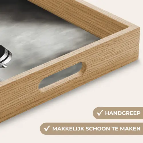 Halter - Gewichten - Zwart Dienblad Rechthoek middel -USP_HandgreepNL