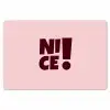 Nice - Uitroepteken - Roze Placemat vinyl groot -zzsfeer1_Kitchenyeah-website