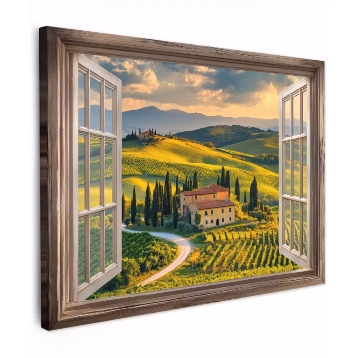 Leinwandbild - Ansichten - Toskana - Landschaft - Sommer