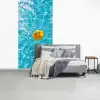 Badeend - Dobberen - Blauw fotobehang vinyl groot -slaapkamer